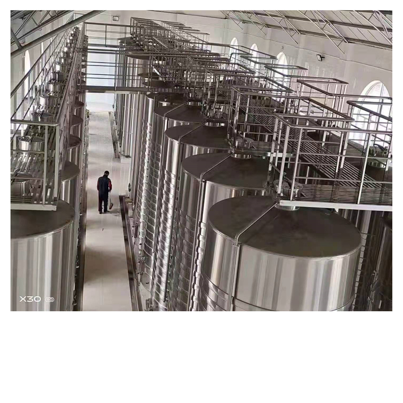 Konischer Bier-Wein-Fermenter 9000l Schlüsselfertiges Projekt