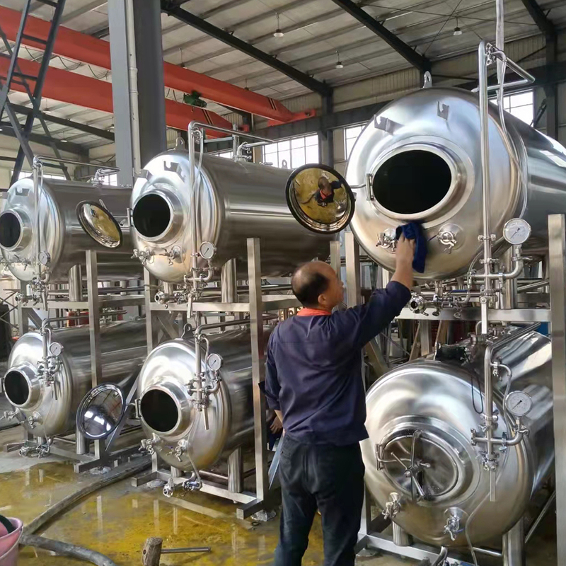 Horizontale Brite-Biertank-Bierbrennerei-Ausrüstung